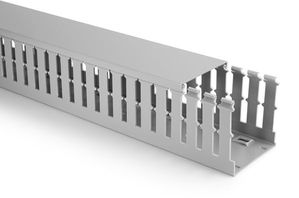 TRUEBOND PVC Duct Cable Tray Managers/Wiring Channels/Cable Tray PVC FRLS Type 50 cm, Size-25 * 25 mm (Pack of 1)-image-17
