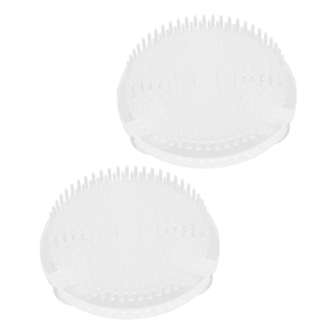 Base para arreglo floral de plástico transparente de 2 piezas para kenzan DIY