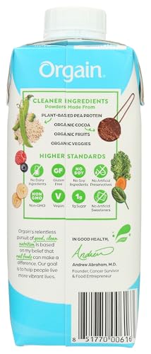 Image of ORGAIN Creamy Chocolate Plant Based Protein Shake, 11 FZ