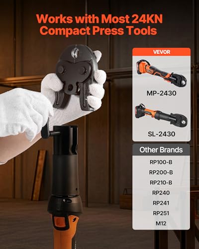 Mâchoire ProPress 1/27 cm VEVOR pour outil de presse compact 24KN