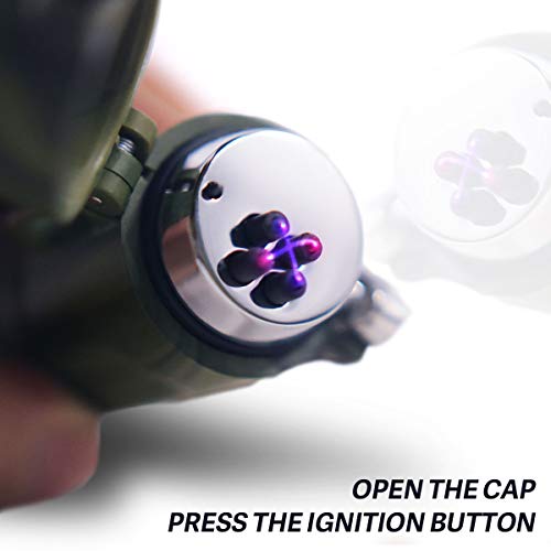 Encendedor plasma recargable impermeable con linterna LED miniatura 4