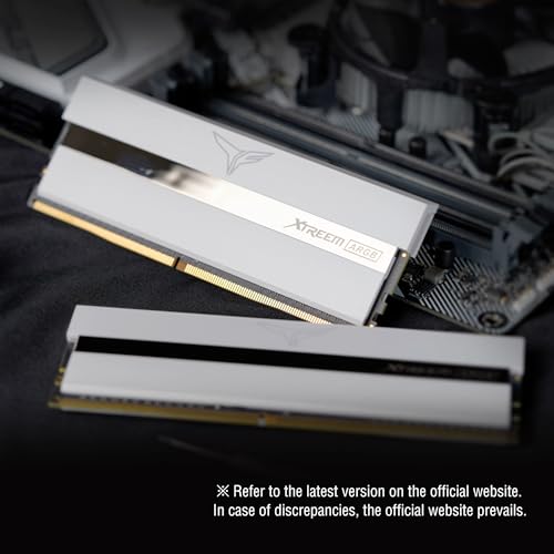 Image of TEAMGROUP T-Force XTREEM ARGB 3600MHz CL18 16GB (2x8GB) PC4-28800 Dual Channel DDR4 DRAM Desktop Gaming Memory Ram (White) - TF13D416G3600HC18JDC01