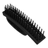 UKCOCO Heavy Duty Steel Wire Brush for Rust Removal with Uniform Bristles Comfortable Grip Handle Industrial Cleaning Tool for Welding Slag Paint Stains and Metal Surfaces Maintenance