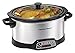 Hamilton Beach 040094336609 Programmable Slow Cooker, Silver, 6-Quart, Stainless Steel (33660)