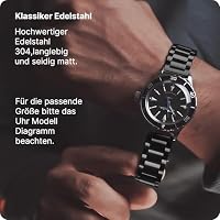 Fullmosa Uhrenarmband 20mm Edelstahl für Traditonale Uhren und Smartwatchs – Ansicht 3