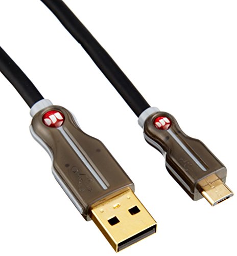 Monster Essentials High Performance 1.5 ft. High Speed USB A to Micro B Cable - Black