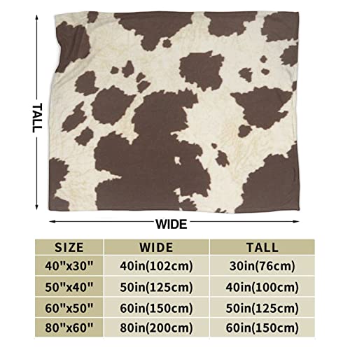 Couverture polaire vache en microfibre douce pour lit et canapé - 4