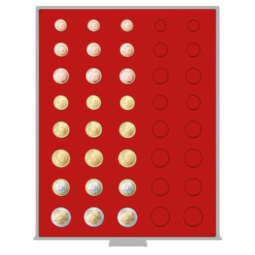 Box monnaies STANDARD coffret de rangement 5 séries Euro