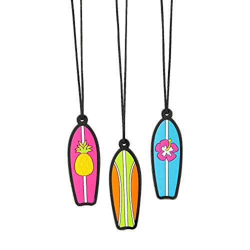 Tropical Surfboard Necklaces - Jewelry - 12 Pieces