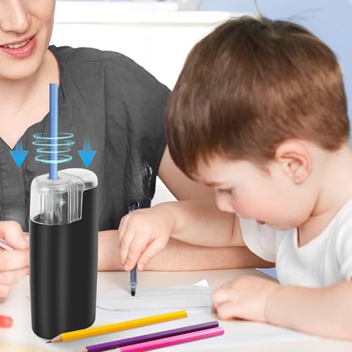 Taille-crayon électrique nomade pour l’école et la maison - 7