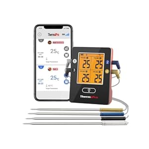 ThermoPro TP25W LCD Bluetooth Enabl...