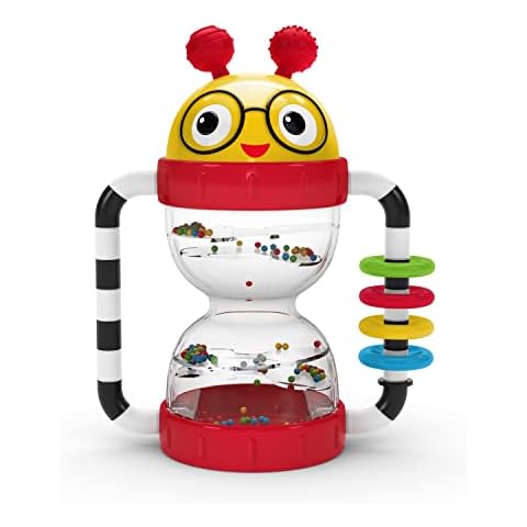 Baby Einstein Cal’s Sensory Shake-up Developmental Activity Rattle Toy, BPA Free, for Infants Ages 3 Months and up Cover