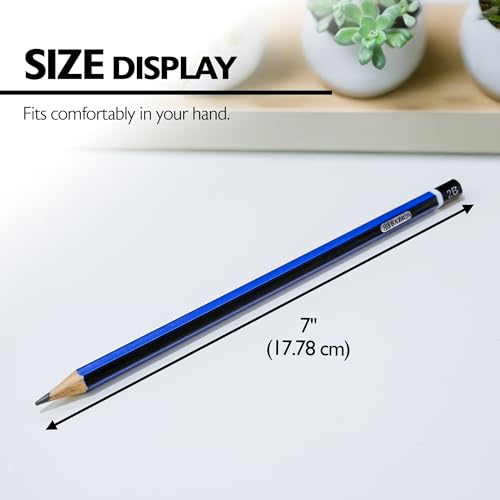 Set de 12 lápices de grafito para dibujo BAZIC PRODUCTS miniatura 2