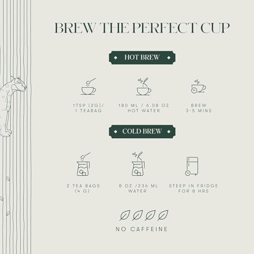 Image of Luxmi Estates Peach Mint Tea with Cinnamon Ginger Hibiscus, 50 cups (100g /3.5oz) | Caffeine-Free