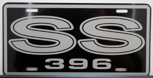 SS 396 Super Sport Metal Novelty Reproduction Sign Compatible with Chevy Camaro Nova Chevelle El Camino Impala Hot Rod American Muscle Car Classic Custom Garage Bar Man Cave Collection Wall Art Gift