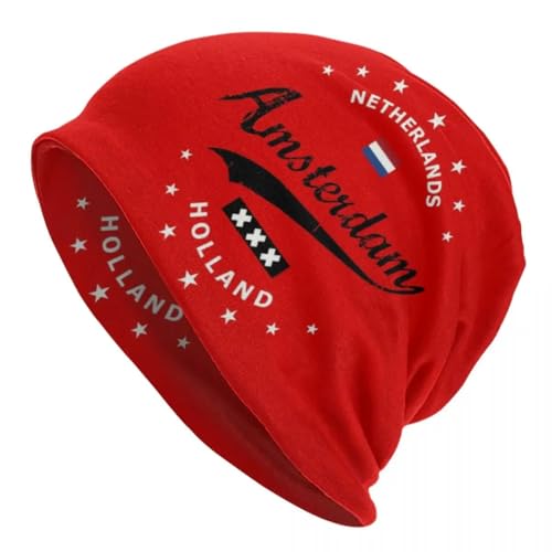 Bonnet de rue contre le froid aux couleurs de la Hollande