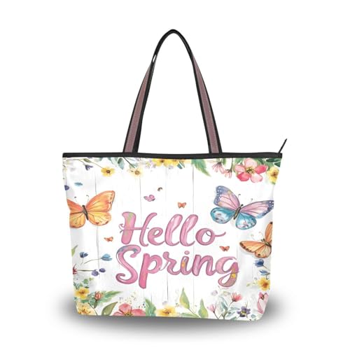 Image of Women Turtle Tote Bag Polyester Handbag Zippered Tote Bag Turtle Tote Purses,Summer Beach Tote Bag