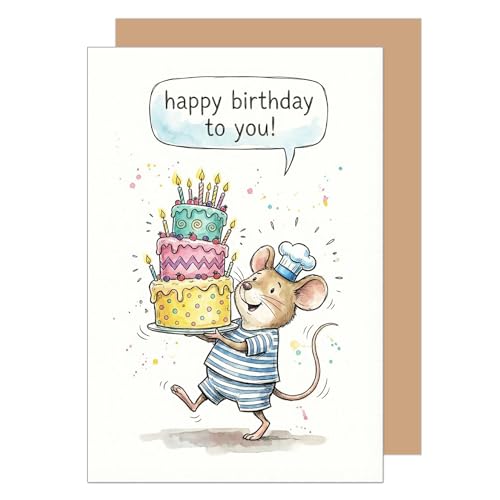 Qualità top: il formato del biglietto è di 11,5 x 17,0 cm. Il biglietto viene fornito con una busta di colore abbinato. Carta di alta qualità stampata in Germania. Stampa offset premium. Di ottima qualità. Si tratta di un biglietto doppio/biglietto pieghevole senza testo interno.
