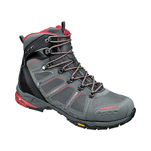 Mammut T Aenergy High GTX Trail Runnung Shoes - Men's, Graphite-Lava, US 11, 3020-05570-0963-US 11