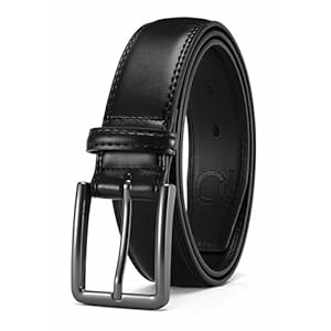 CHAOREN Leather Belts for Men – 1 3/8″ Dress Belts Men – Considerate Gift for Work Business Casual Jeans