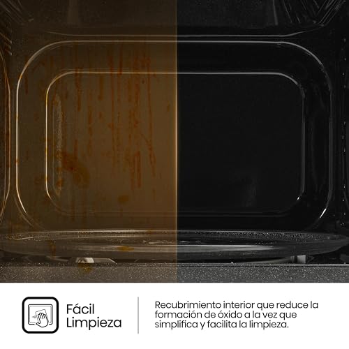 Hisense H23MOBSD1H - Microondas Digital con Grill 23L, 800W, Revestimiento Cerámico, Cristal Premium, 10 Niveles de Potencia, Función de Descongelación, 9 Programas Automáticos, Fácil limpieza - imagen 10