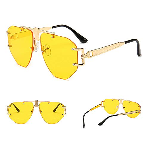 mincl/Vintage Retro Shield Visor Sunglasses 2019 Oversized Unisex Windproof Glasses One Peice Big Frame Goggles Sun Glasses2