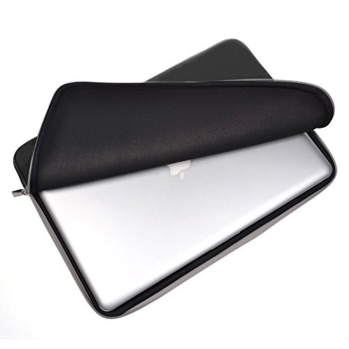 17-17.3 Inch Neoprene Laptop Sleeve Bag Carrying Case/Notebook Computer Case/Tablet Briefcase Carrying Bag/Pouch Skin Cover for Acer/Asus/Dell/Fujitsu/Lenovo/HP/Samsung/Sony Universal Sleeve - Thumbnail 5