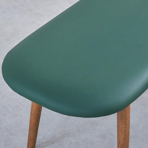 Image of Home Centre | Fernliving | Faux Leather | Dining Benches | Green | 1 Year Warranty