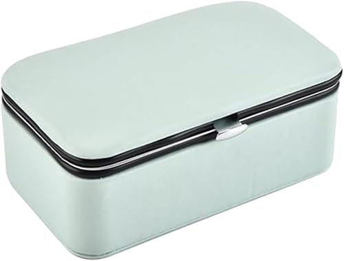 Vista 2 de Holibanna Joyero para mujer, organizador de joyas portátil, 2 unidades, para mujer, organizador de joyas portátil