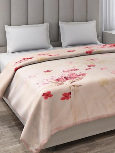 Image of Monte Carlo Double Bed Heavy Winter Blanket (160 X 220) Roman Plus 1 Ply Super Soft 550 GSM | 3 KG, (240x220 CM), Beige