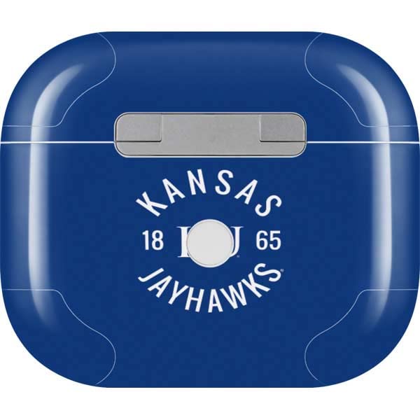 Skinit Decal Audio Skin Compatible with Apple AirPods (3rd Gen, 2021) - Officially Licensed Kansas Jayhawks KY 1865 Design