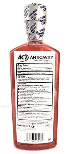 Act Alcohol Free Anticavity Fluoride Rinse-Cinnamon-18 Oz, 2 Pk #TOP1