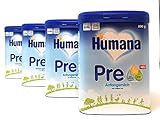humana heilnahrung BPA Frei HUMANA Pre Anfangsmilch 4x800g