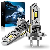 Sycreek Bombillas LED H7 35000LM, 8X Más Brillantes, 6500K Blanco Frío, Haz Enfocado, Enfriamiento Avanzado Silencioso, Instalación Plug-N-Play, Pack de 2