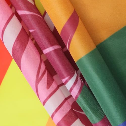 AZ FLAG - Flagge Einhorn Regenbogen - 90x60 cm - LGBT Fahne 100% Polyester mit Messing-Ösen - UV-beständig - Vives Farben - 50g