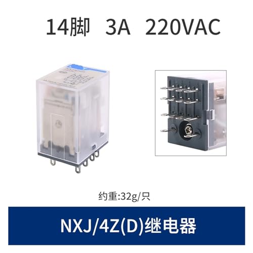 Relé electromagnético intermedio NXJ-2Z1 MY4NJ para evitar fallos 2