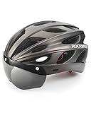 【BUONA TRASPIRABILITÀ E COMODITÀ】: Le 24 prese d'aria consentono un ampio flusso d’aria fresca e una buona ventilazione. Si sente più fresco e comodo durante il ciclismo. La forma aerodinamica diminuisce la resistenza dell’aria.