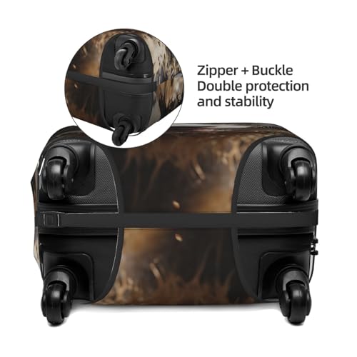 Elastic Travel Luggage Cover for Suitcase Tsa Approved Stretch Scratch-Resistant Suitcase Protector Cover Washable Pastor border collie Baggage Covers Fits 18-32 Inch Luggage Case3