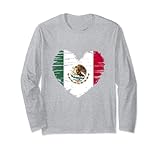 Photo Gallery mexico heart mexican flag mexican pride maglia a manica Photo Gallery mexico heart mexican flag mexican pride maglia a manica