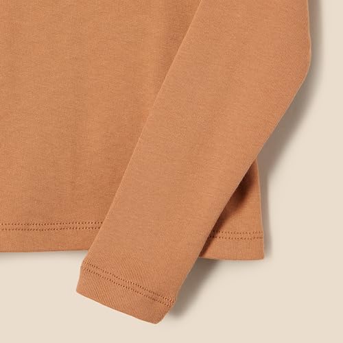 Image of Amazon Essentials Girls and Toddlers' Long Sleeve Ruffle T-Shirt