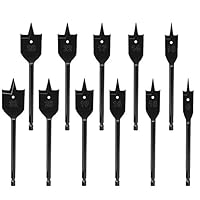Algopix Similar Product 18 - 11PCS Flat Wood Bit Set CYLBAQ Hex