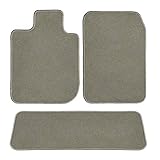 GG Bailey D4705A-S2B-GY Two Row Set Custom Fit Floor Mats for Select Honda Passport Models - Nylon Fiber (Grey)