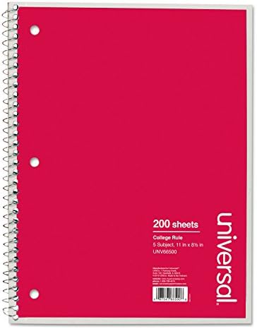 Mead® Spiral Bound Notebook, College Rule, 6 X 9-1/2, Wh