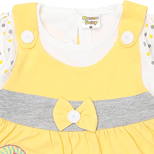 Image of NammaBaby Baby Girl's A-Line Mini Frock Dress (Pack of 1)