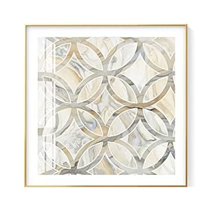 Prachtige Wanddecoratie Abstracte geometrische decoratieve schilderij kunstmoderne eenvoud muur decor vierkant frame…