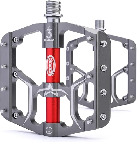 Pédales de vélo de route CXWXC 3 roulements en alliage d'aluminium 9/16