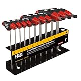 Journeyman SAE T-Handle Hex Key Set with Stand, 4-Inch Blade, 10-Piece Klein Tools JTH410E