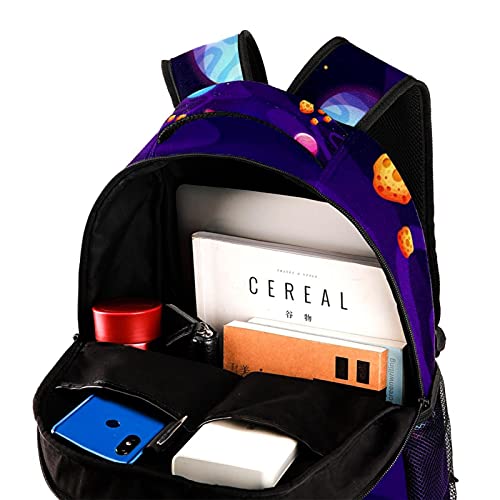 Sac à dos décontracté pour femme vert imprimé fruité cartable mode vacances