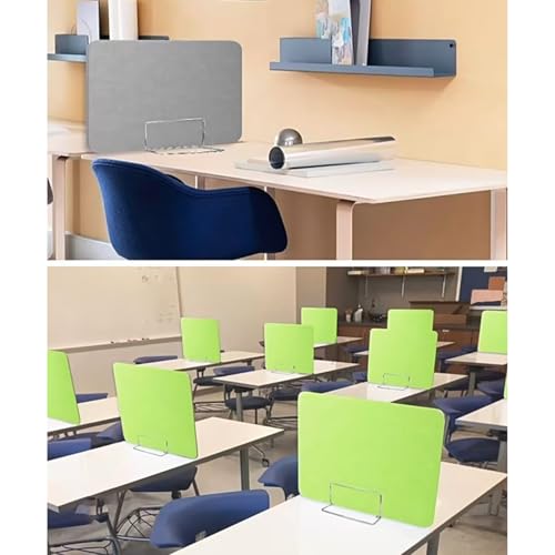 Cloison de bureau insonorisée et panneau de confidentialité acoustique gris - 8