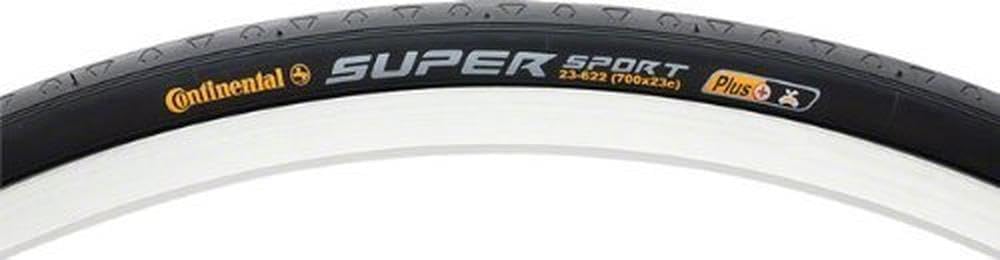 Continental Supersport Plus Bike Tire, Black, 27-Inch x 1.125